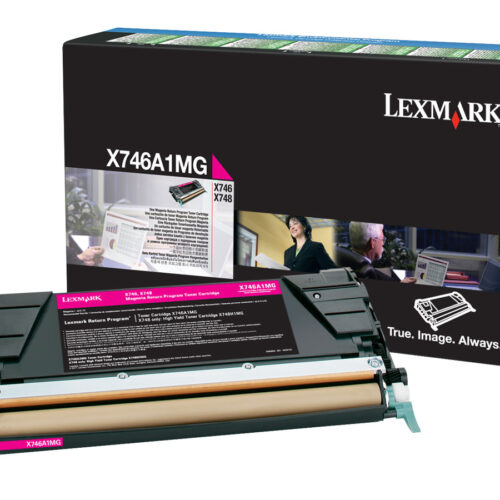 LEXMARK X746, X748 7K cartouche de toner magenta capacité standard 7.000 pages pack de 1 With returnprogram