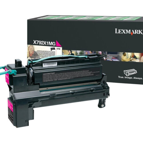 LEXMARK X792 toner magenta rendement très élevé 20.000 pages pack de 1 retour program