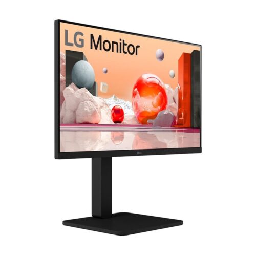 LG 24BA450-B.AEUQ Écran LED – 24 – 1920 x 1080 Full HD (1080p) @ 100 Hz – IPS – 250 cd/m² – 1300:1 – 5 ms – HDMI, VGA, DP- HP