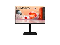 LG 24BA450-B.AEUQ Écran LED – 24 – 1920 x 1080 Full HD (1080p) @ 100 Hz – IPS – 250 cd/m² – 1300:1 – 5 ms – HDMI, VGA, DP- HP