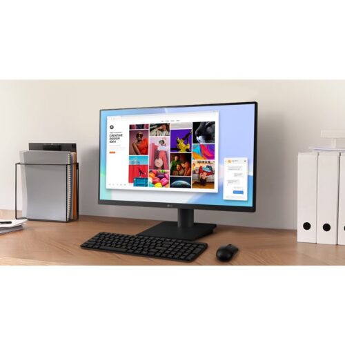 LG 24MS550-B.AEU Ecran LED 24i – 1920 x 1080 Full HD (1080p) 100 Hz – IPS – 250 cd/m2 – 1000:1 – 5 ms – 2xHDMI – haut-parleurs