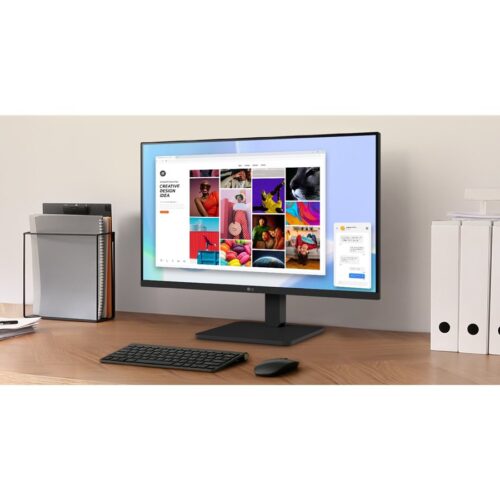 LG 27BA560-B – Écran LED – 27″ – 1920 x 1080 Full HD (1080p) @ 100 Hz – IPS – 250 cd/m² – 1300:1 – 5 ms – HDMI, VGA, DP – HP
