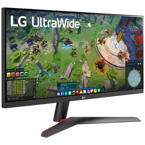 LG 29WP60G-B  Écran LED – 29″ – 2560 x 1080 UltraWide – IPS – 250 cd/m² – 1000:1 – HDR10 – 1 ms – HDMI, DisplayPort, USB-C
