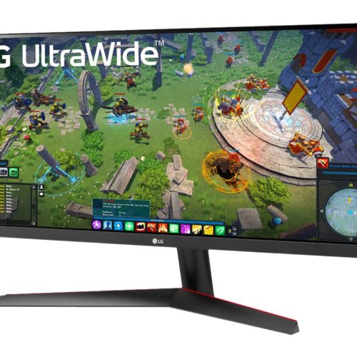 LG 29WP60G-B  Écran LED – 29″ – 2560 x 1080 UltraWide – IPS – 250 cd/m² – 1000:1 – HDR10 – 1 ms – HDMI, DisplayPort, USB-C