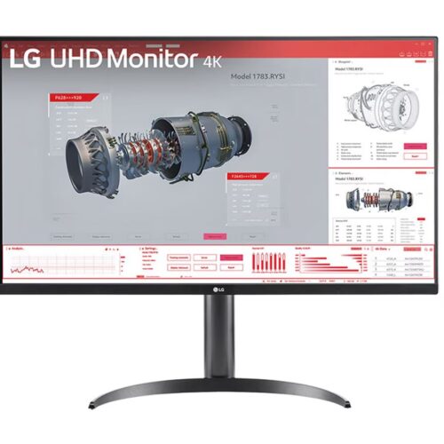 LG 32BR55U-B 32p UHD VA Monitor 250cd/m2 4ms HDMI DP USB C speakers