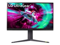 LG 32GR93U-B.AEU Ecran LED gaming – 32p QHD 3840×2160 4K 144Hz IPS 500cd/m2 1000:1 DisplayHDR 400 1ms 2xHDMI DP