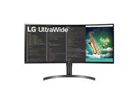 LG 35WN75CP-B 35″ Écran LED – incurvé – 35″ – 3440 x 1440 UWQHD @100Hz – VA – 300 cd/m² – 2500:1 – HDR10 – 5 ms 2xHDMI, DP, USB-C,HP