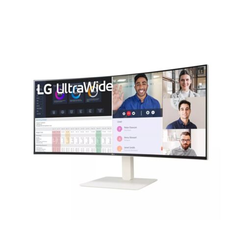 LG 38WR85QC-W UltraWide Écran LED – incurvé – 38i- 3840 x 1600 WQHD+ 144 Hz – Nano IPS – 450 cd/m2 – 1ms- 2xHDMI- DP – USB-C blanc