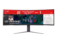 LG 49GR85DC-B.AEU UltraGear- incurvé – 49i – 5120 x 1440 Dual Quad HD 240 Hz – VA – 450 cd/m2- 2500:1 – HDR1000 – 1ms – 2xHDMI DP