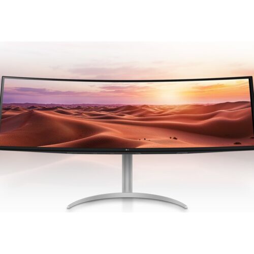 LG 49WQ95C-W.AEU Écran LED – incurvé – 49i – 5120 x 1440 UltraWide Dual QHD 144Hz – Nano IPS -400cd/m2- 5ms- 2xHDMI DP USB-C blanc