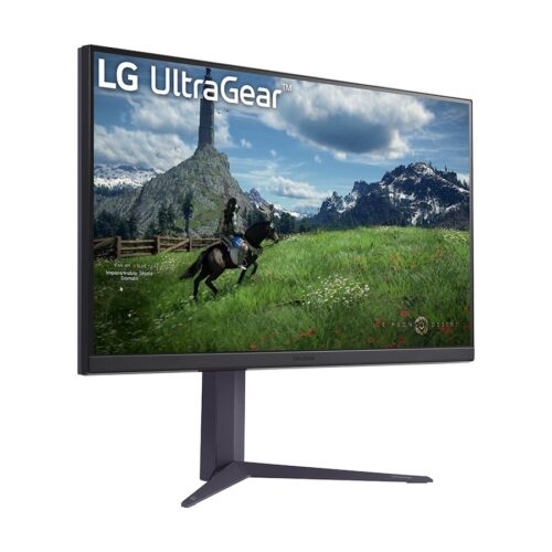 LG UltraGear 32GS85Q-B – 32p-  2560 x 1440 QHD 180 Hz – Nano IPS – 350 cd/m2 – 1000:1 – HDR10 – 1 ms – 2xHDMI, DisplayPort
