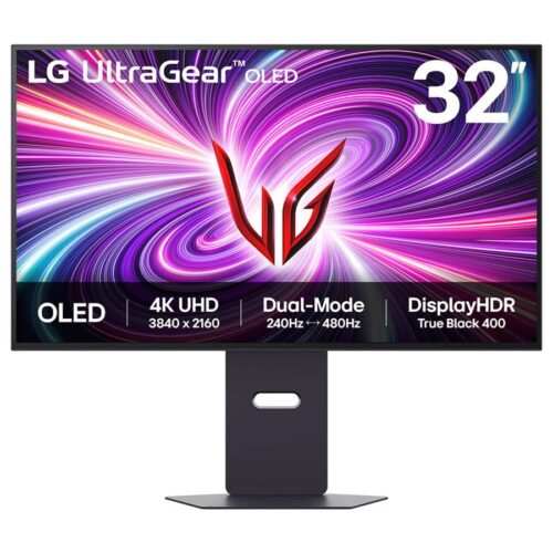 LG UltraGear 32GS95UV-B.AEU 31.5p OLED UHD 16:9 240Hz 275cd/m2 0.03ms HDMI DP 2x7W Speakers Headphones out