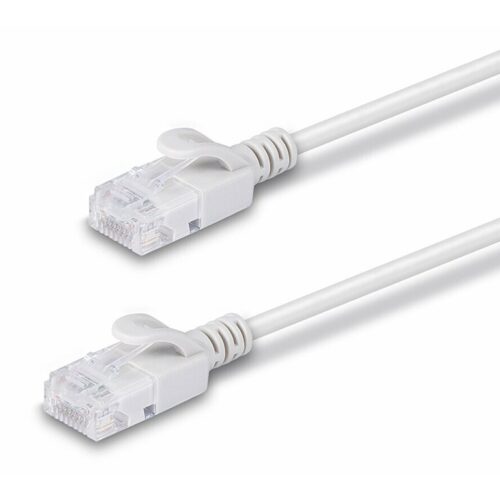 LINDY 0.3m Cat.6A U/UTP Ultra Slim Network Cable Grey