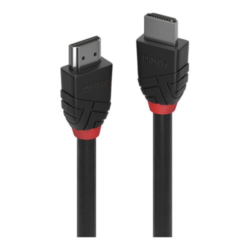 LINDY 0.5m 8K60Hz HDMI cable Black Line