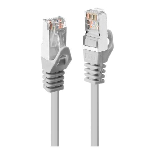 LINDY 0.5m Cat.5e F/UTP Patch Cable Grey 10/100/1000Base-T Gigabit compatible shielded