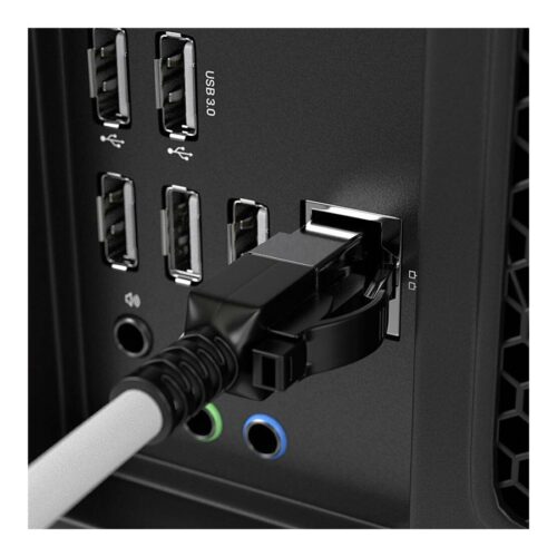 LINDY 0.5m Cat.6A S/FTP Security Network Cable Grey