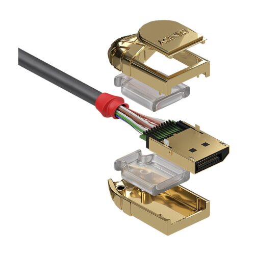 LINDY 0.5m DisplayPort Cable Gold Line DP Male to Male