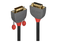 LINDY 0.5m DVI-D Dual Link Extension m/f Anthra Line