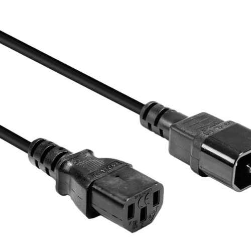 LINDY 0.5m IEC C14 to IEC C13 Mains Cable