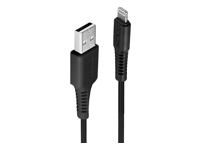 LINDY 0.5m USB to Lightning Cable black Charge and sync Cable for iPhone iPad & iPod