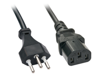 LINDY 0.7m IEC-Power Cable Swiss to C13