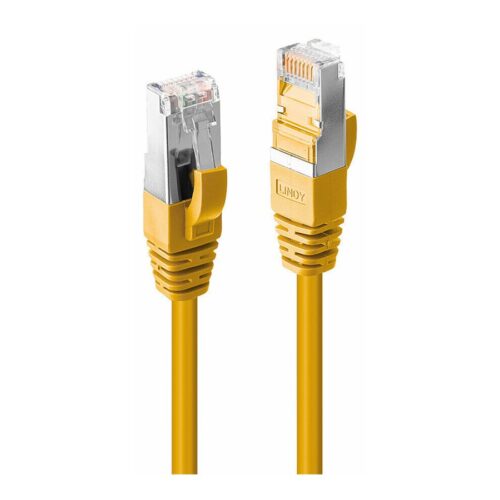 LINDY 1.5m Cat.6A S/FTP LSZH Cable Yellow