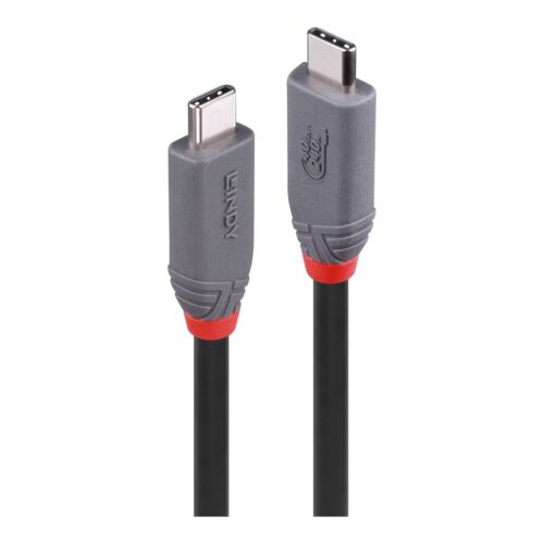 LINDY 1.5m USB 4 240W Type C Cable Anthra Line