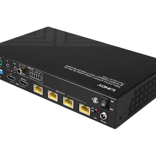 LINDY 100m Cat.6 4 Port HDMI 4K60 HDBT Splitter Extender