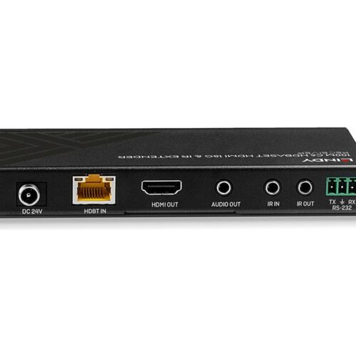 LINDY 100m Cat.6 HDMI 18G IR & RS232 HDBaseT Extender with PoC Receiver