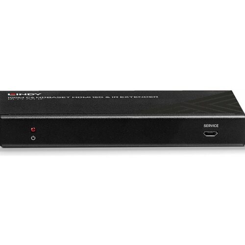 LINDY 100m Cat.6 HDMI 18G IR & RS232 HDBaseT Extender with PoC Receiver