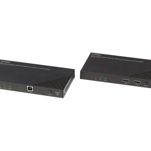LINDY 100m Cat.6 HDMI 4K60 HDBaseT KVM Extender
