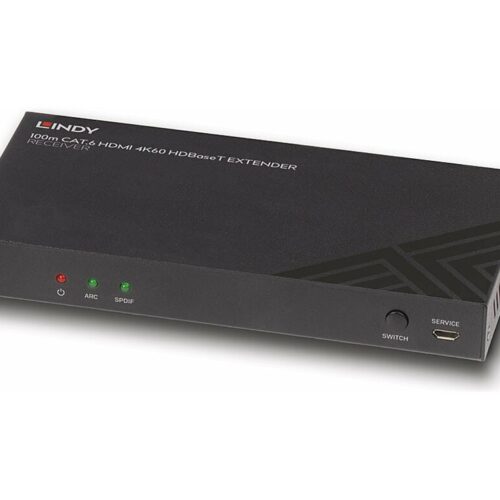 LINDY 100m Cat.6 HDMI 4K60 HDBaseT Receiver