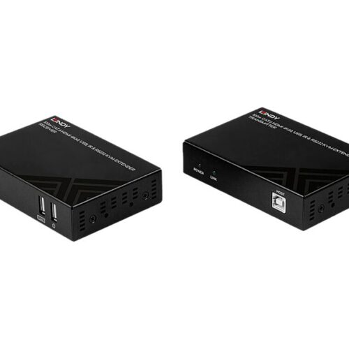 LINDY 100m Cat.6 HDMI KVM Extender 4K60 USB IR & RS232