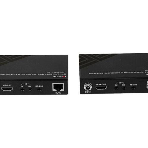 LINDY 100m Cat.6 HDMI KVM Extender 4K60 USB IR & RS232