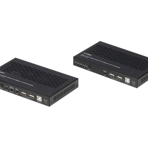 LINDY 100m Cat.6A HDMI 4K60 HDBaseT 3.0 KVM Extender
