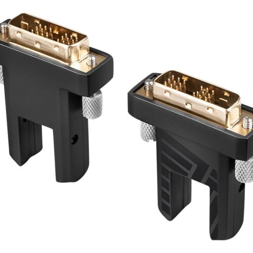 LINDY 100m Fibre Optic Hybrid Micro-HDMI 18G Cable with Detachable HDMI & DVI Connectors
