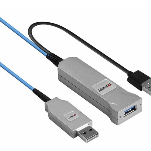 LINDY 100m Fibre Optic USB 3.0 Cable