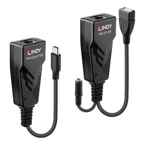 LINDY 100m USB 2.0 Type C Cat.6 Extender