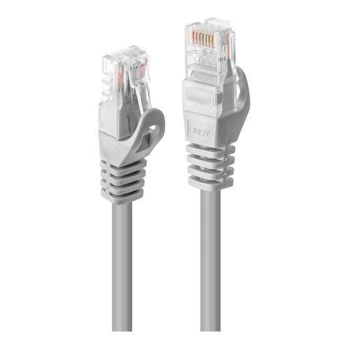 LINDY 10m Cat.5e U/UTP Patch Cable Colour Grey Low Cost Version