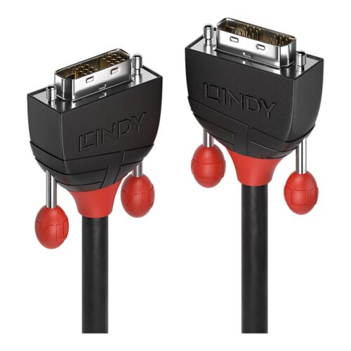 LINDY 10m DVI-D Single Link Cable Black Line