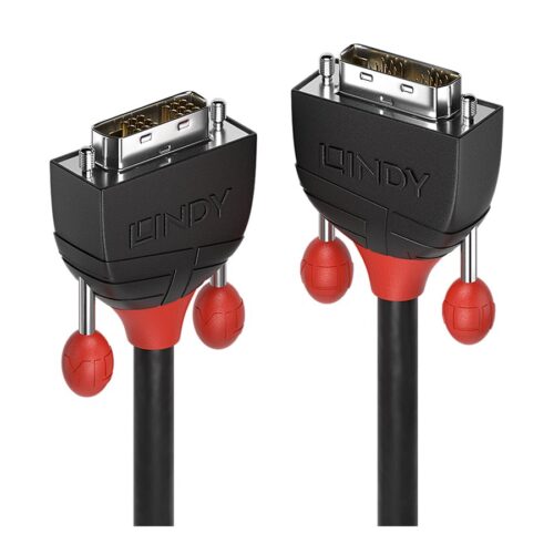 LINDY 10m DVI-D Single Link Cable Black Line