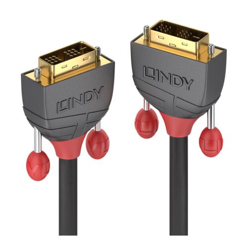 LINDY 10m DVI-I Cable M/M Anthra Line DVI-I 18+5 Single Link Digital + Analogue