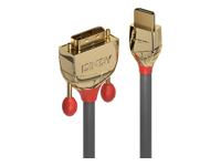 LINDY 10m Gold HDMI to DVI-D Cable HDMI to DVI-D 18+1 connector