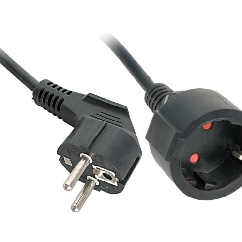 LINDY 10m Schuko Extension Cable Colour: Black