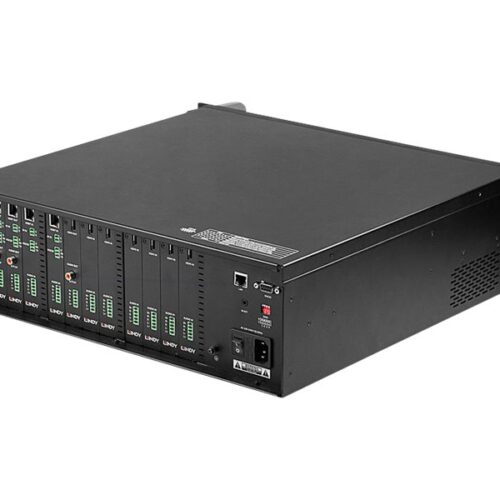 LINDY 12 Slot Seamless Modular Matrix Chassis HDBaseT & HDMI 2.0 HDCP 2.2 supported boards