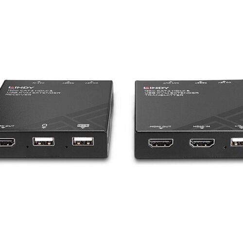 LINDY 120m Cat.6 HDMI & USB KVM Extender