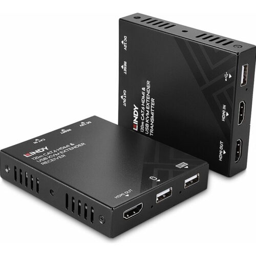 LINDY 120m Cat.6 HDMI & USB KVM Extender