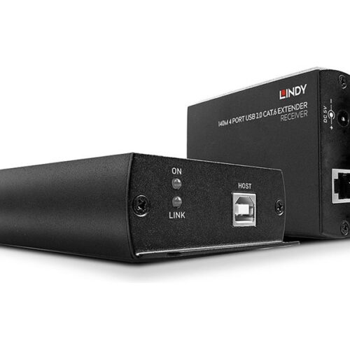 LINDY 140m 4 Port USB 2.0 Cat.6 Extender