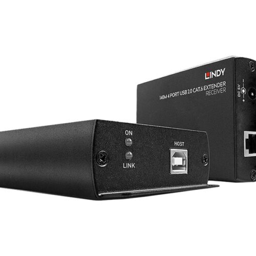 LINDY 140m 4 Port USB 2.0 Cat.6 Extender