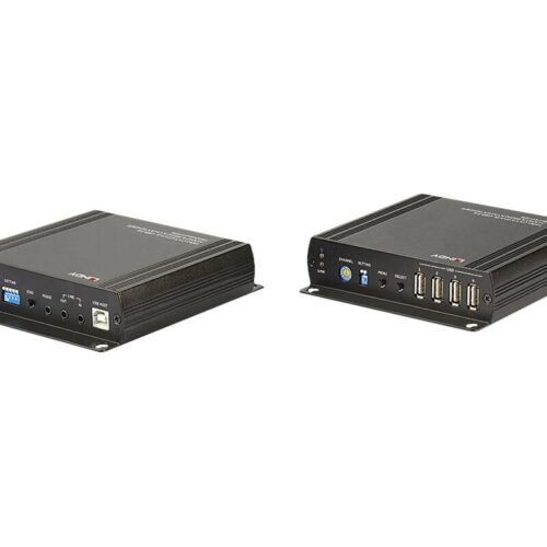 LINDY 140m Cat.6 DVI-D USB Audio & RS232 KVM Extender